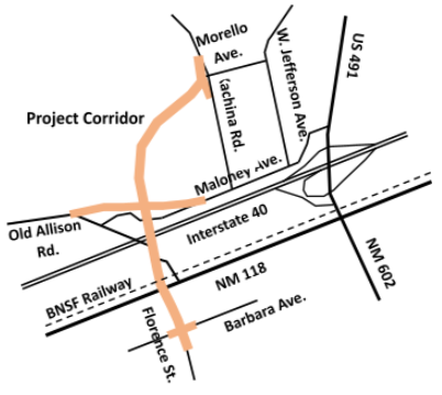 map of project area